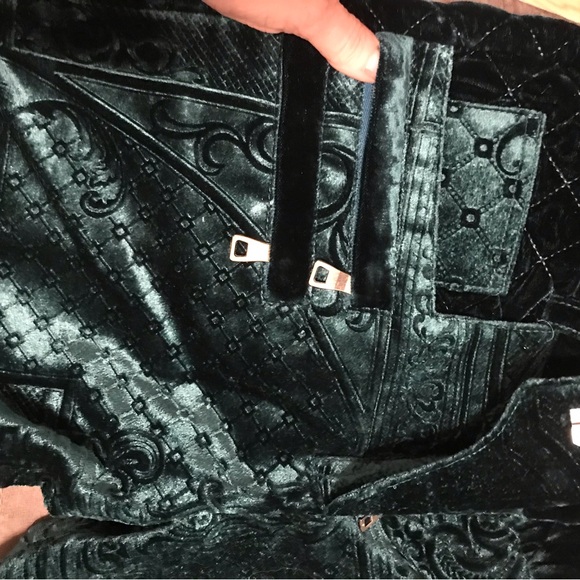 BALMAIN FABERGE RUNWAY VELVET PANTS FR 38 US 6 - Picture 14 of 15